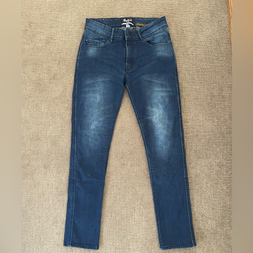Bull-It Mens Slim Fit Jeans 30x34 AA Covec Motorcycle Tactical Flex Riding Pant